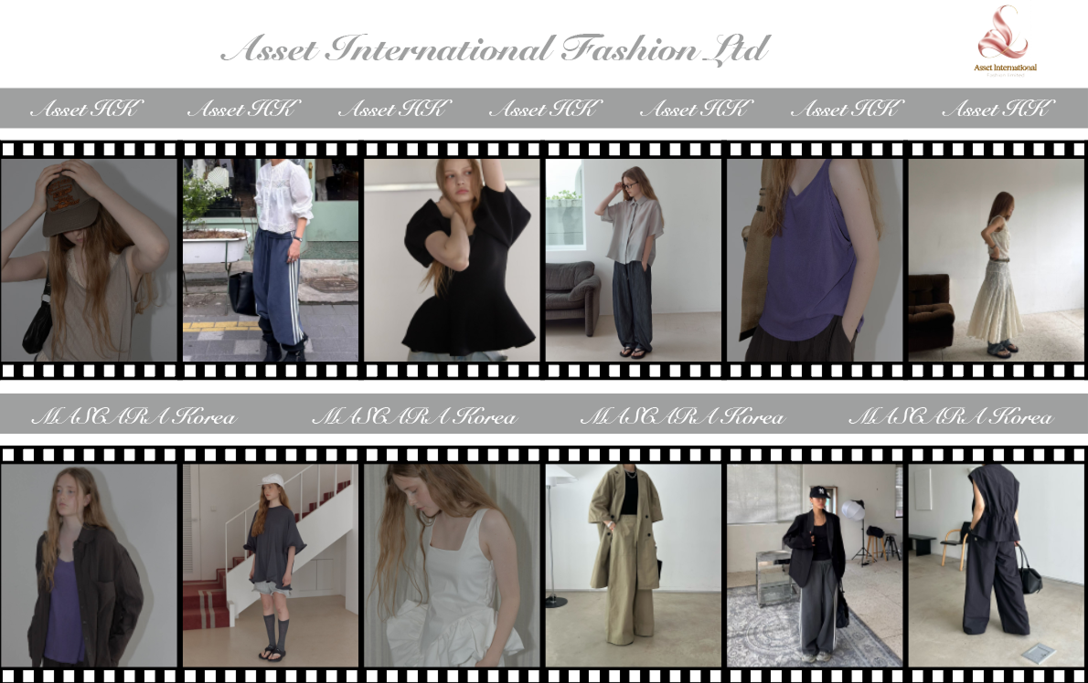 Asset International Fashion and MASCARA Korea — product lines across contemporary Korean ready-to-wear
